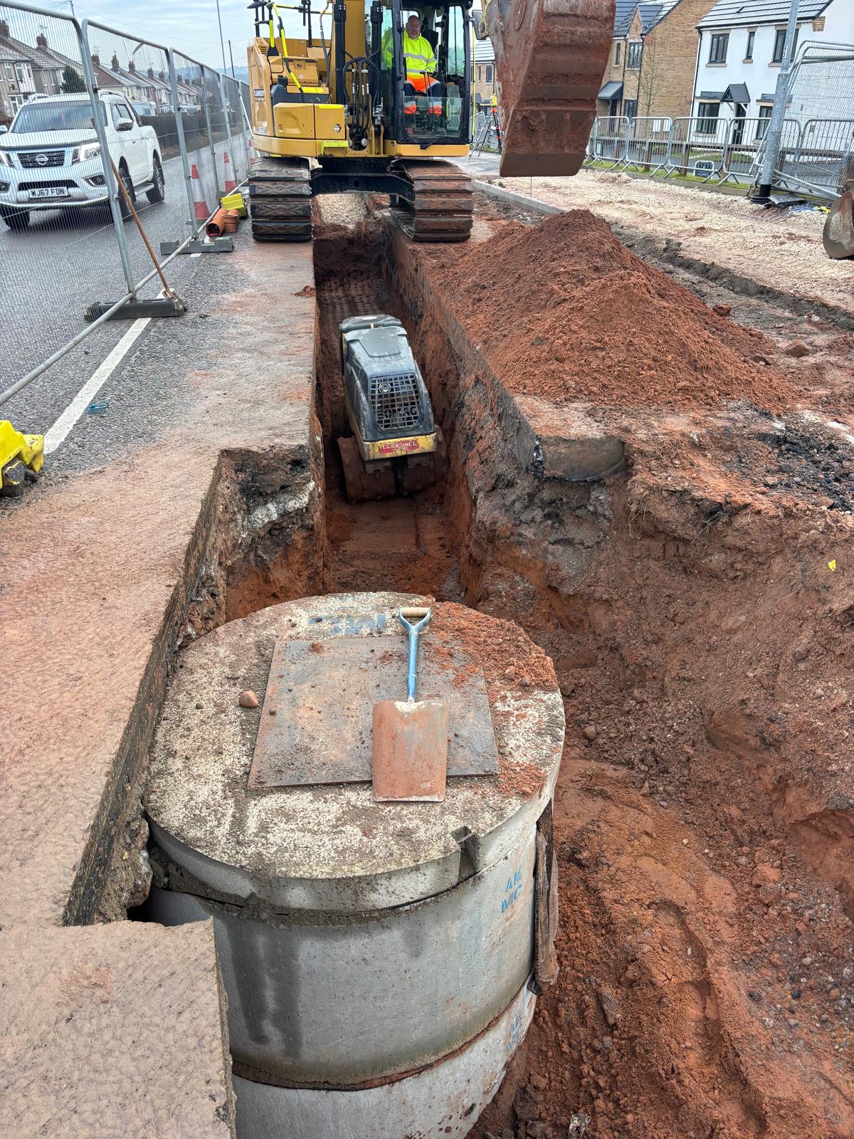 Service investigation for highway works